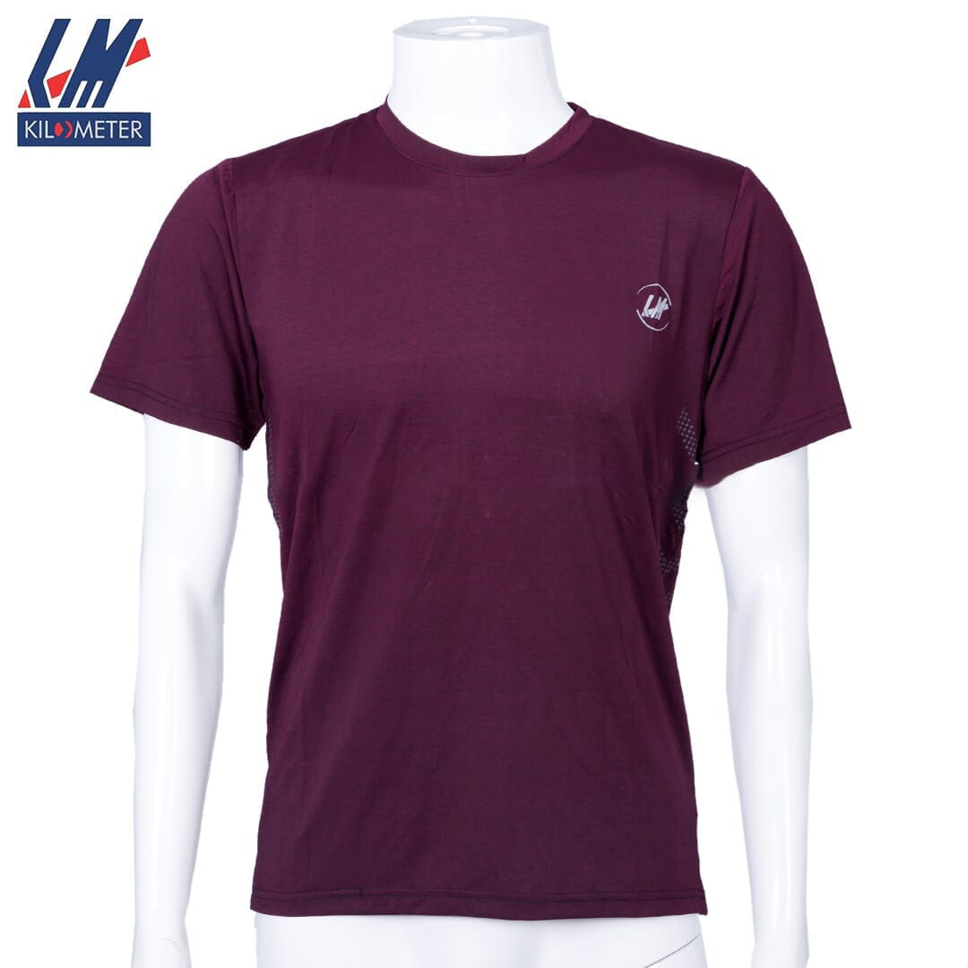 Kilometer Sports T Shirt SPA3 Maroon 2XL