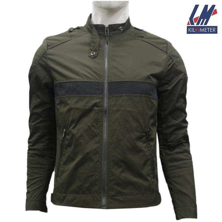 Kilometer Windcheater For Men(KM701)-Green-S