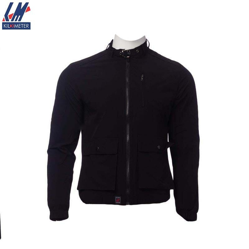 Kilometer Windcheater For Men(KM705)-Black-S