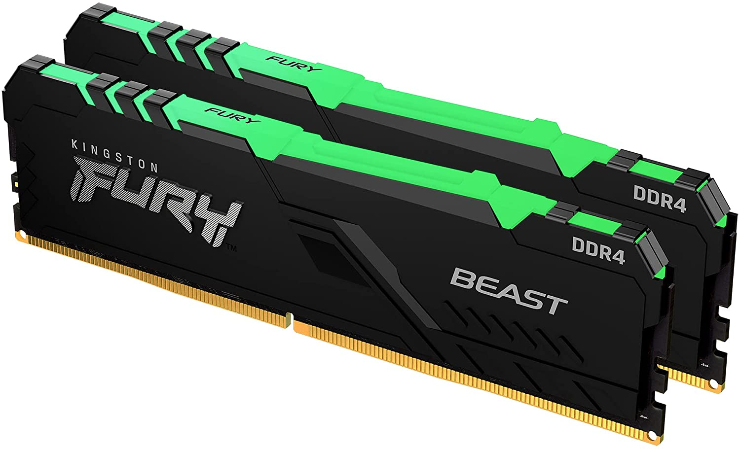 Kingston Fury Beast RGB KF436C18BBAK2/32 32GB (16GB x2)  DDR4 3600Mhz Non ECC DIMM