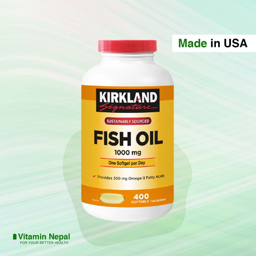 Kirkland Signature Fish Oil 1000 mg – 400 Softgels