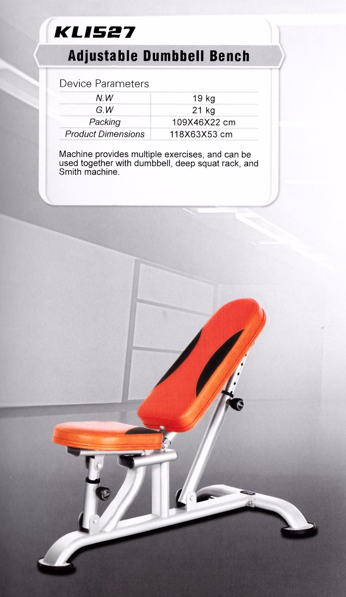 KL 1527 Adjustable Dumbble Bench (DY)
