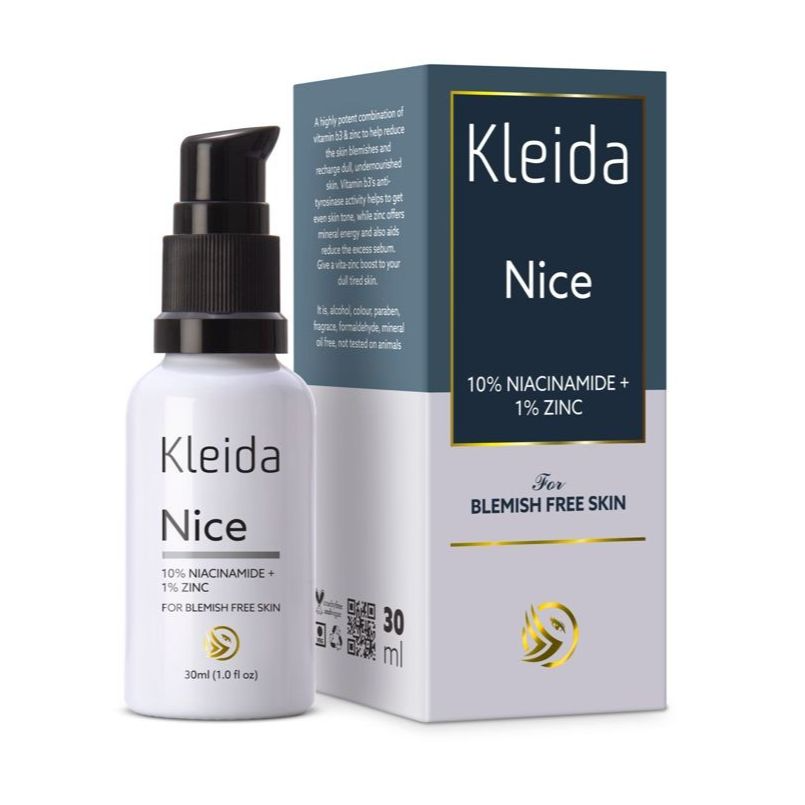 Kleida 10% Niacinamide and 1 % Zinc serum 30ml