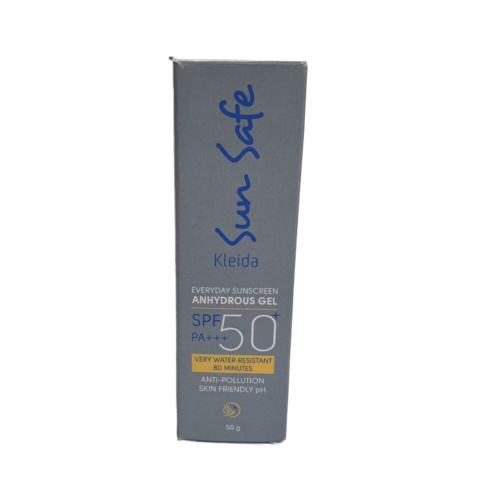 Kleida Sunscreen Gel SPF 50 Pa+++ , Water Resistant Sunscreen, Anti Pollutant Best SPF Sunscreen , 50 g