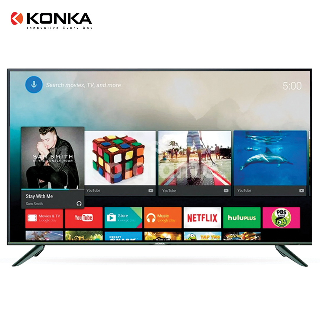 Konka TV UDG55NR672ANT - 55" TV Web Os Magic Remote Voice command 4k LED Television
