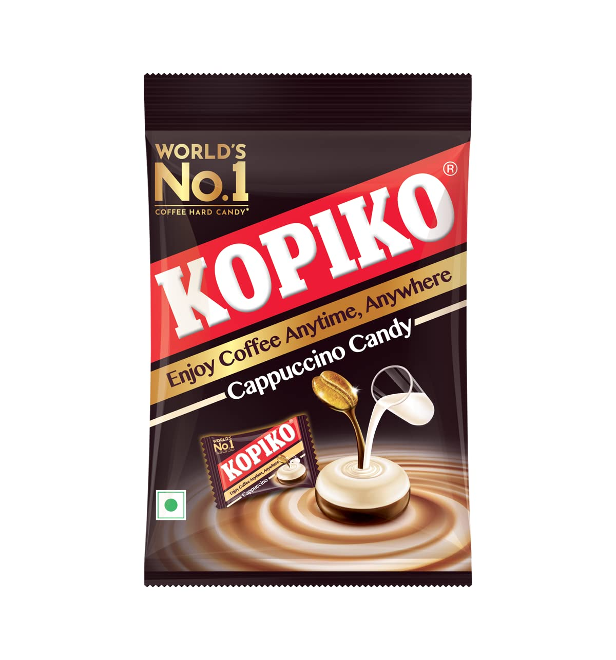 Kopiko Cappuccino Coffee Candy - World's No 1 Coffee Candy - 402.5 Gm