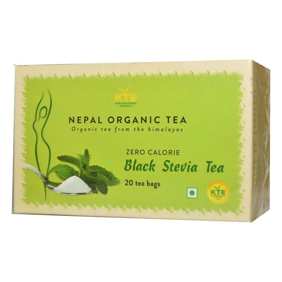 Kte Black Stevia 20 Tea Bags