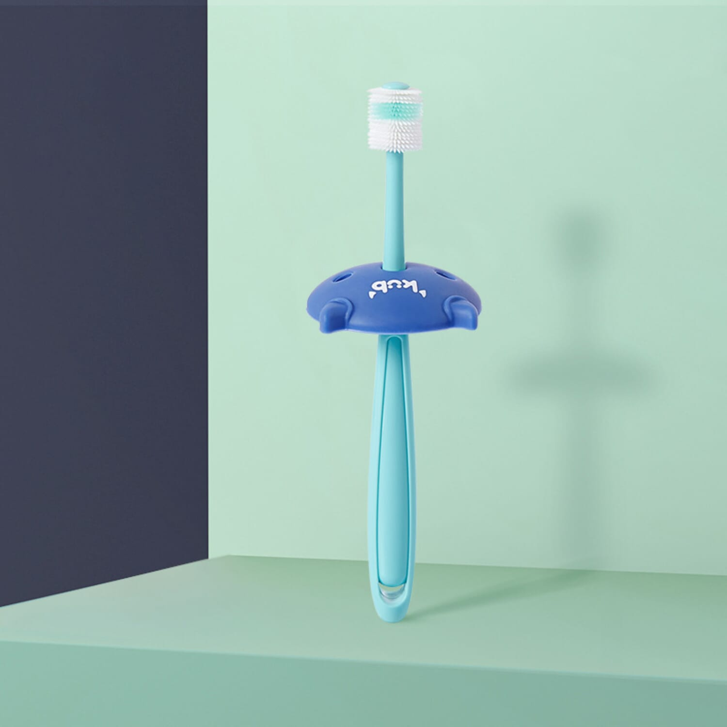 KUB 360 Degree Nano Children Toothbrush-Blue