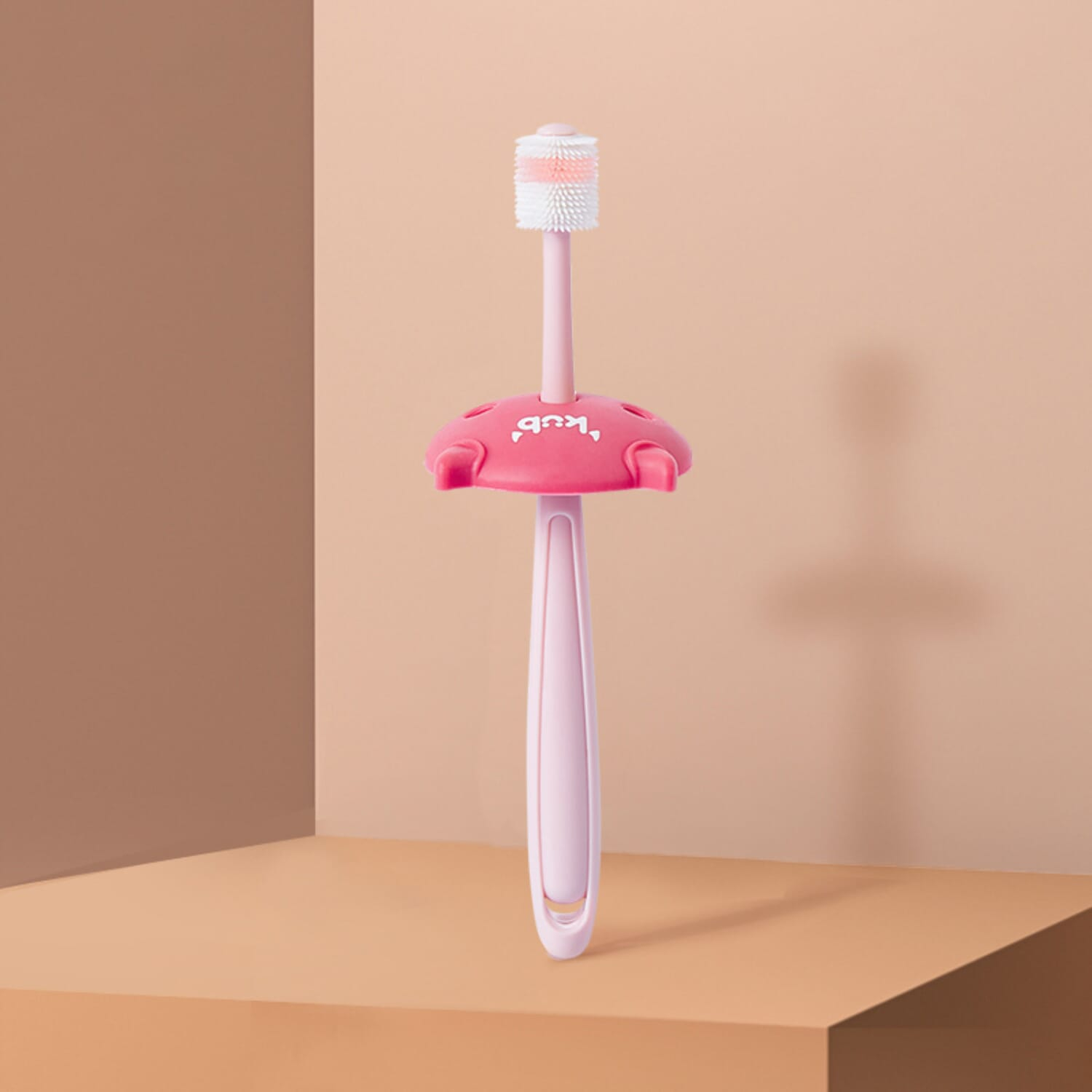KUB 360 Degree Nano Children Toothbrush-Pink