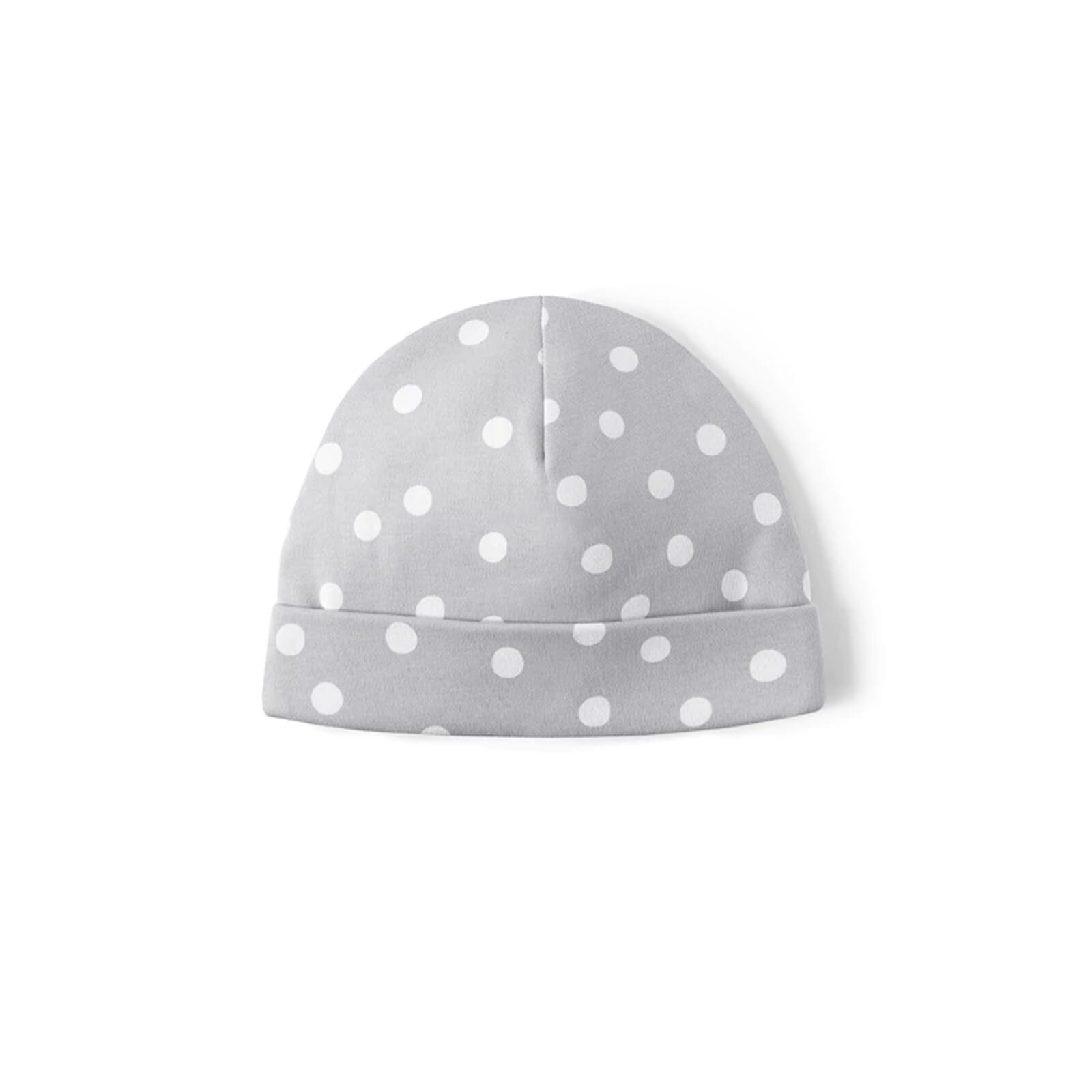 KUB Baby Cap Polka Dot M-Gray