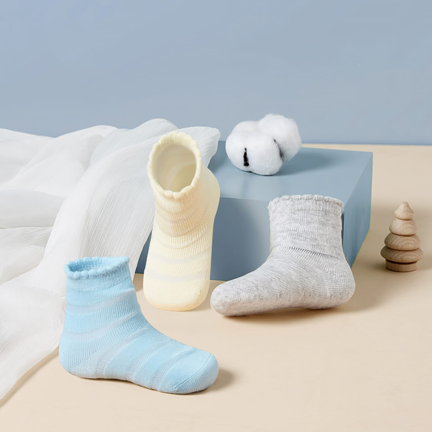 KUB Baby Socks All Seasons Blue 11Cm