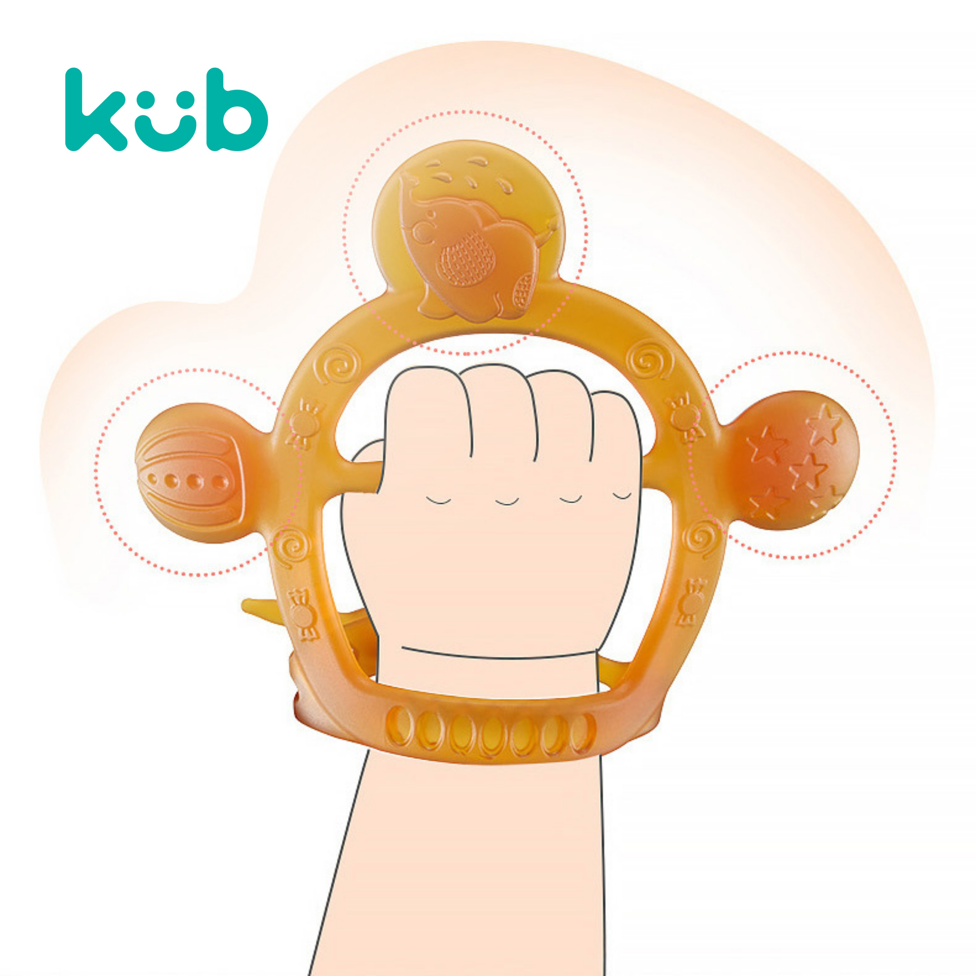 KUB Hand Teether Nanosilver