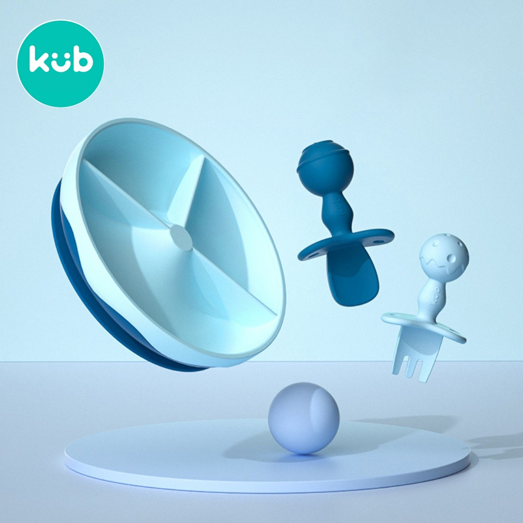 KUB Silicone plate-Blue