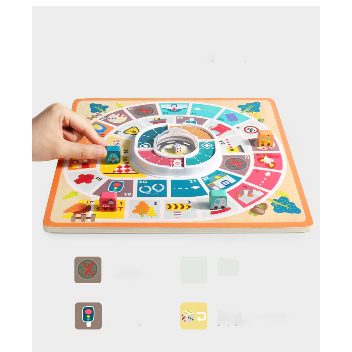 KUB Wooden Flying Playing Board
