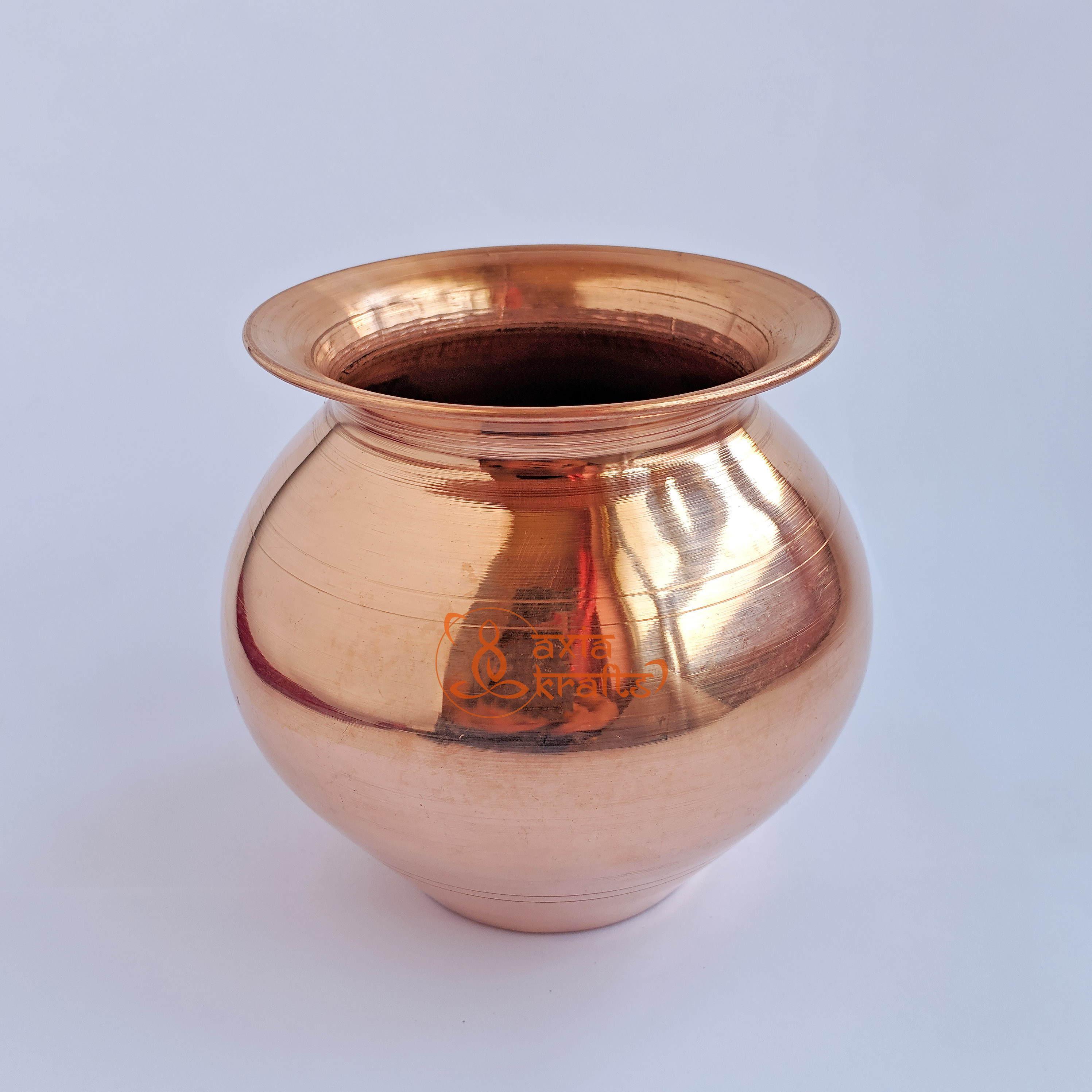 Axia Krafts Kum Kum Lota 4 inches | Puja Item | Worship 