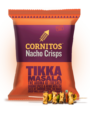 Cornitos Nacho Crisps Tikka Masala 140G