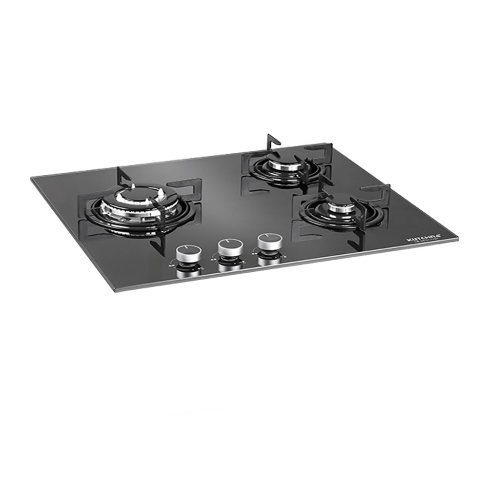Kutchina Marica 3BT 60 DLX Pulse Ignition 3 Burner Built-In Glass Hob 