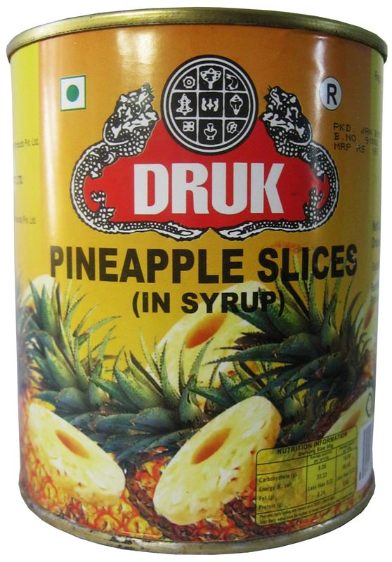 Druk Pineapple Slices 850gm