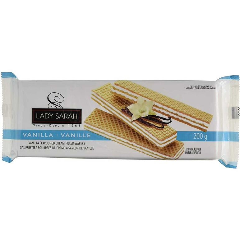 Lady Sarah Vanilla Cream Wafers Snacks 200G