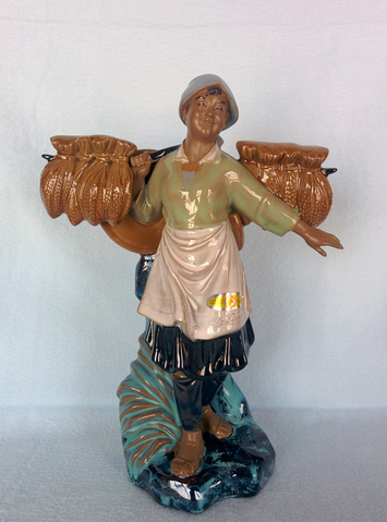 Laughing Buddha - Lady with Rice