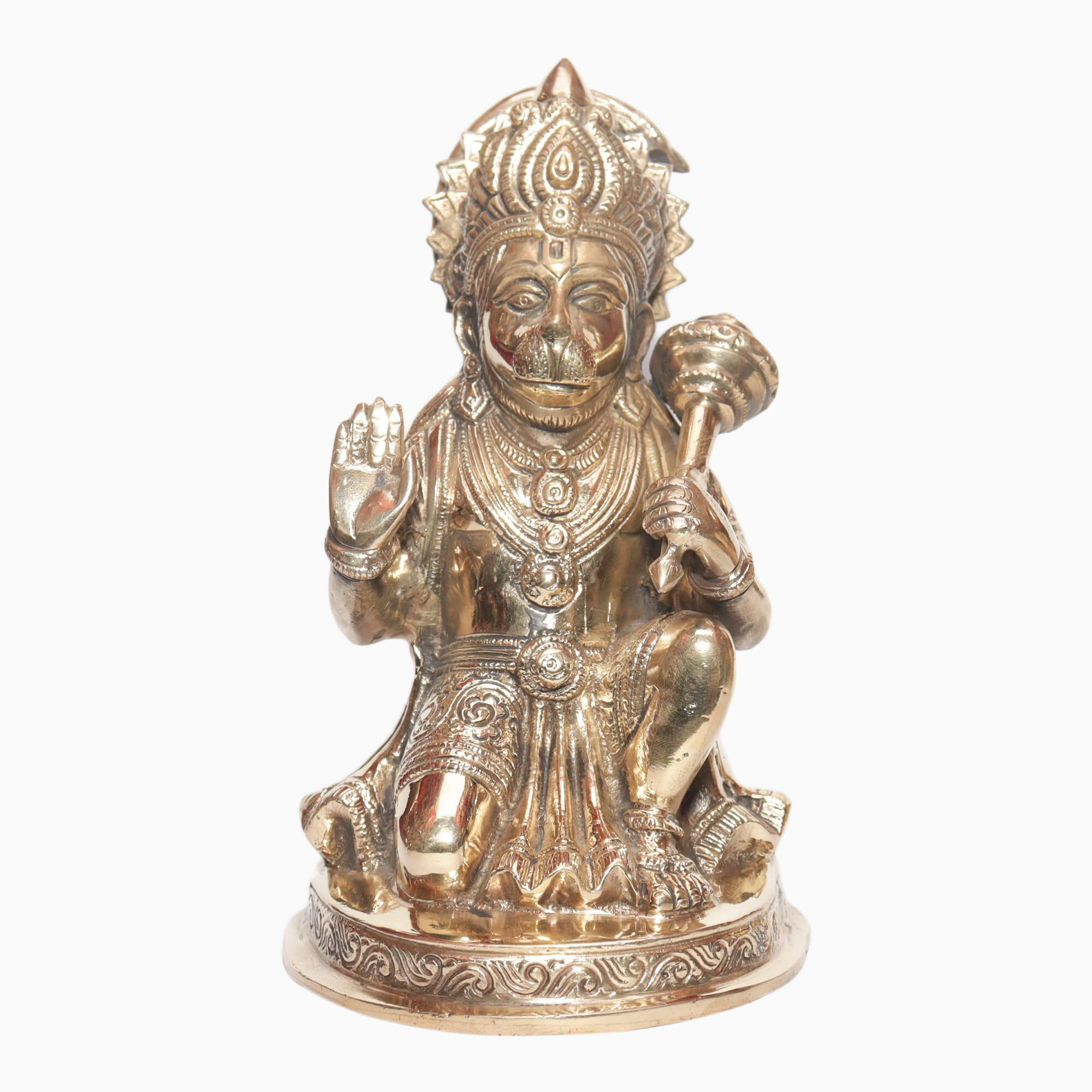 Seven Chakra Handicraft - Larze Size Lord Hanuman Statue 23 Cm 2.92 Kg