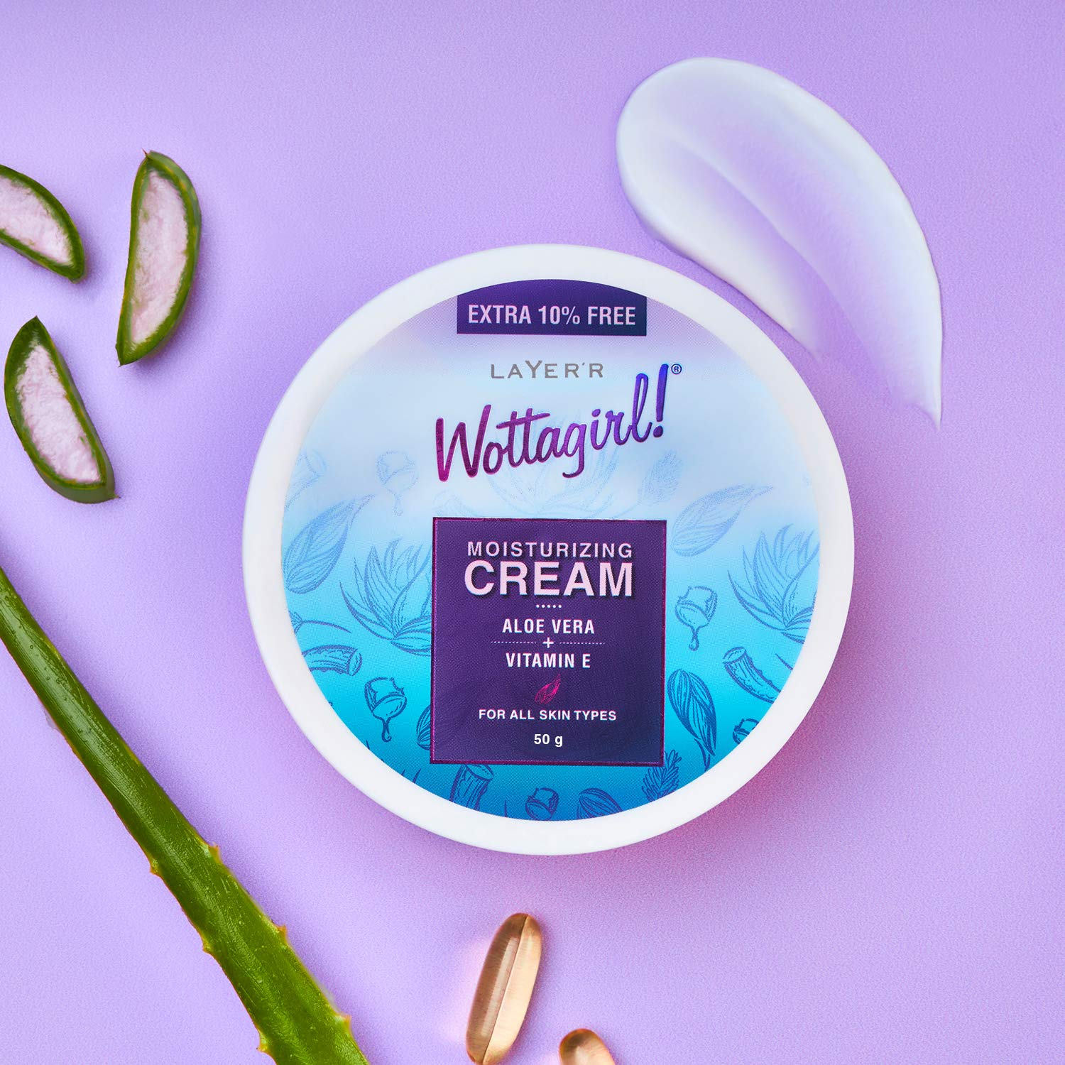 Layer'r Wottagirl Moisturizing Cream 50gm