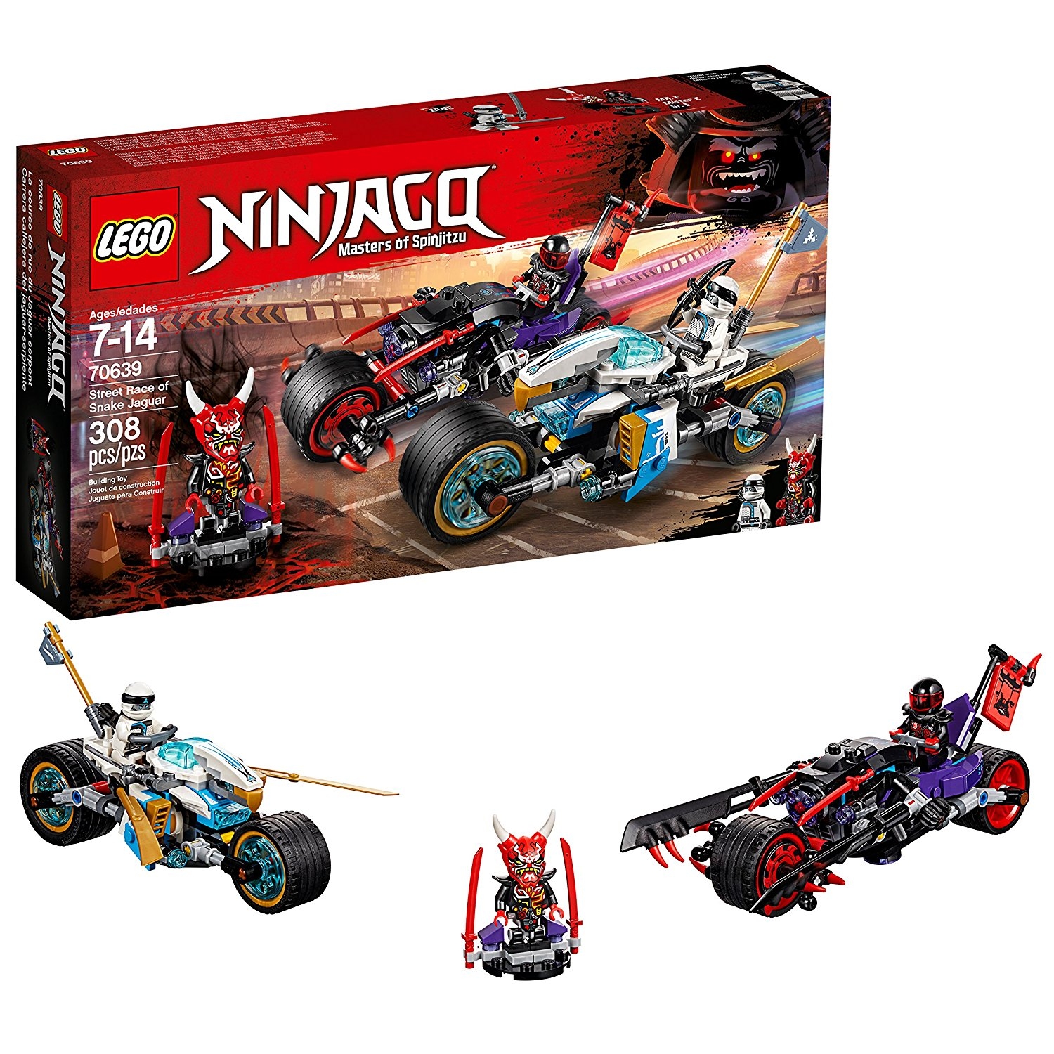 LEGO NINJAGO Street Race of Snake Jaguar 70639