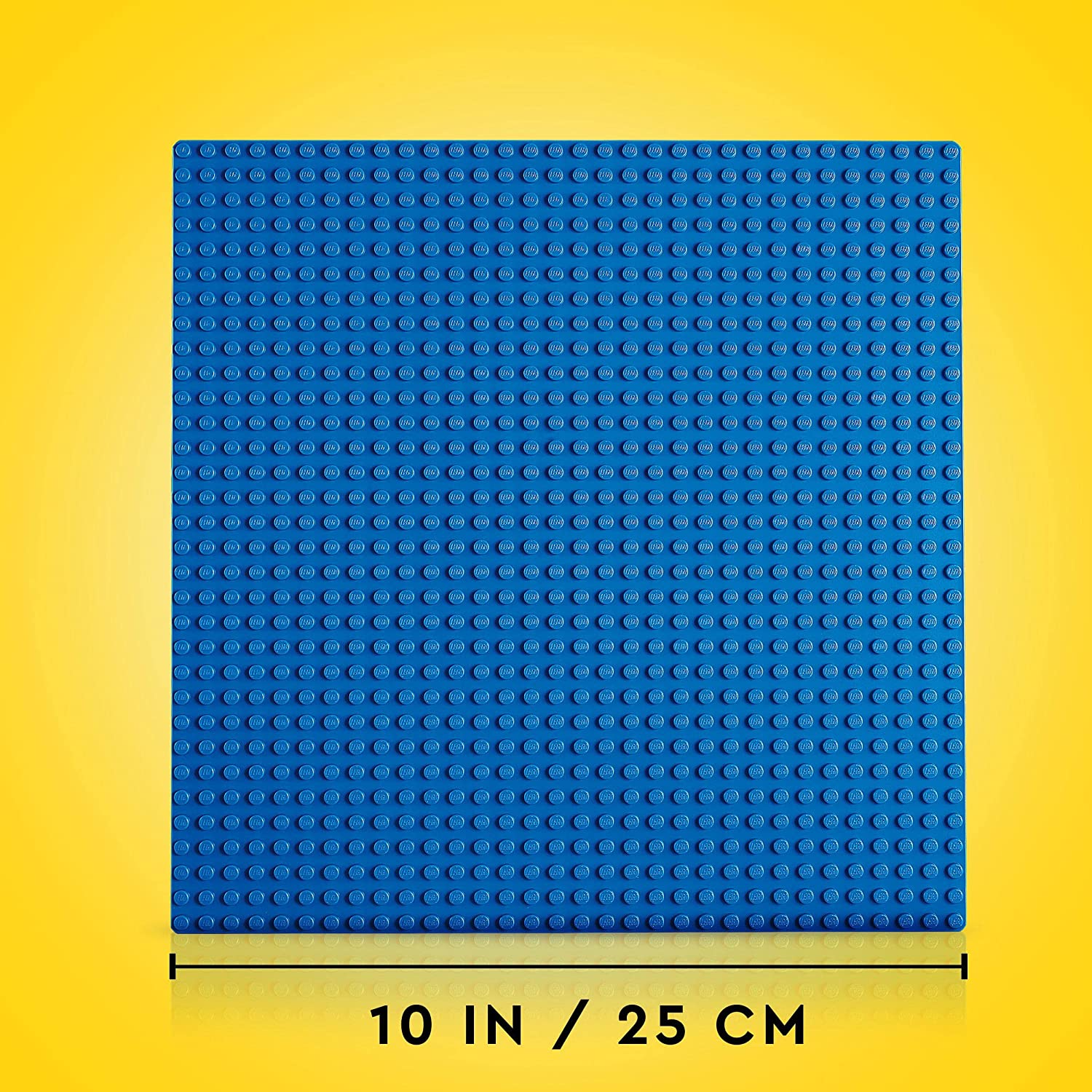 LEGO 11025 Classic Blue Baseplate, Construction Toy for Kids, Building Base, Square 32x32 Build and Display Board