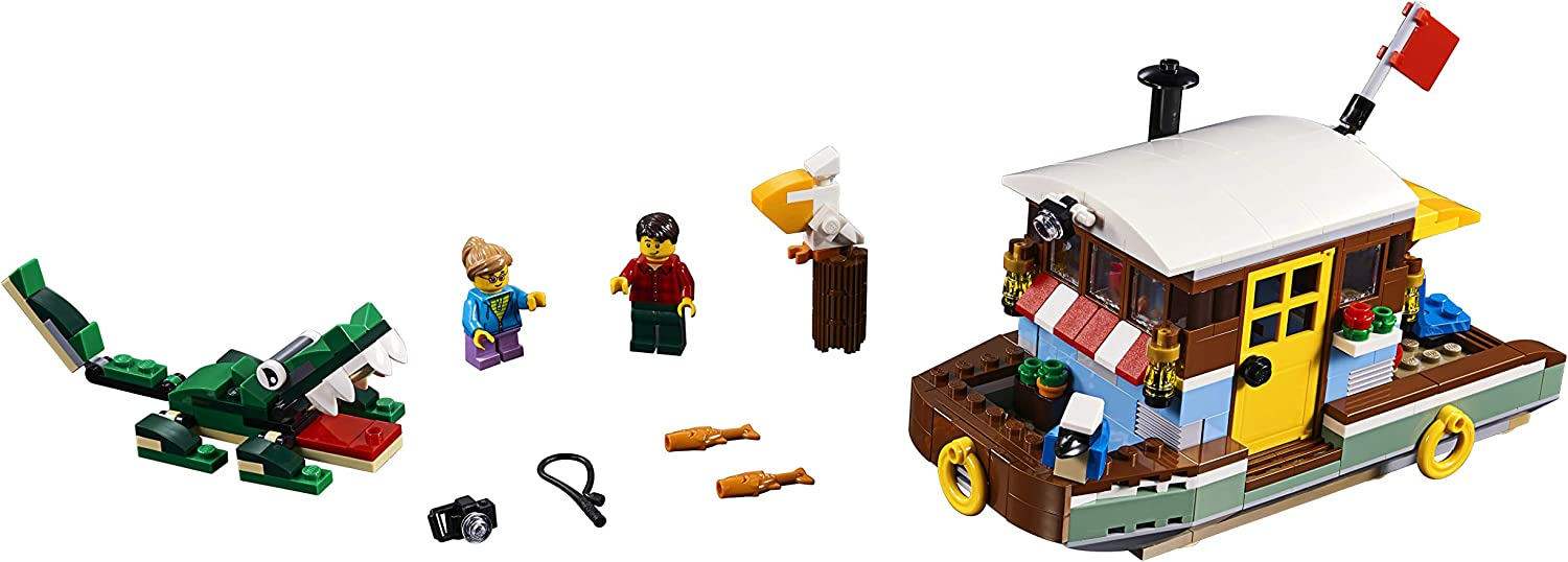 LEGO Creator 3in1 Riverside Houseboat 31093 Building Kit