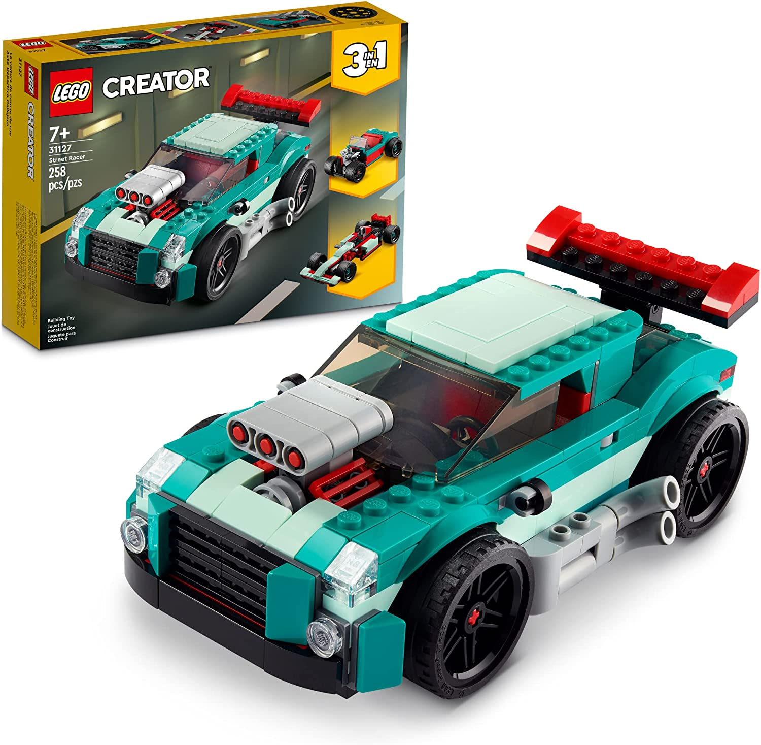 LEGO Creator 3in1 Street Racer 31127 Building Toy Set