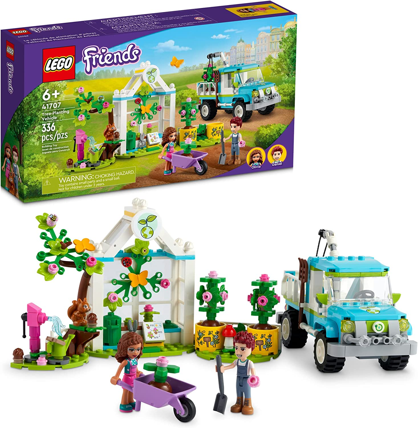LEGO Friends Tree-Planting Vehicle 41707 Building Toy Set