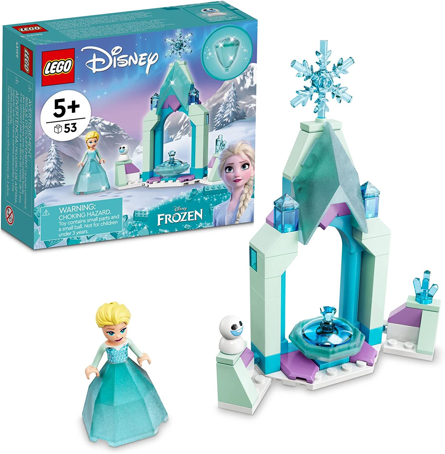 LEGO Disney Princess Elsa’s Castle Courtyard 43199 Building Toy
