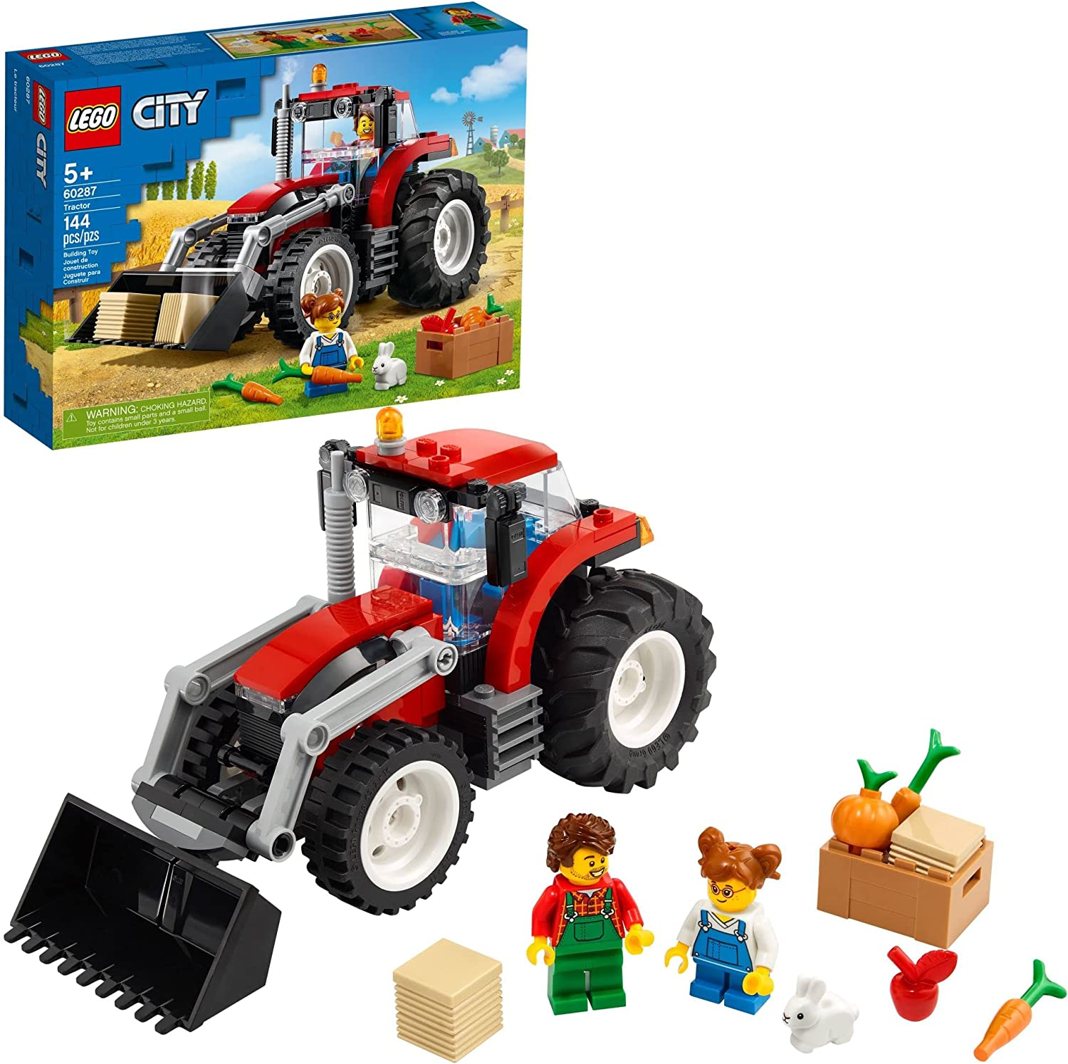 LEGO City Great Vehicles Tractor 60287 Building Toy Set