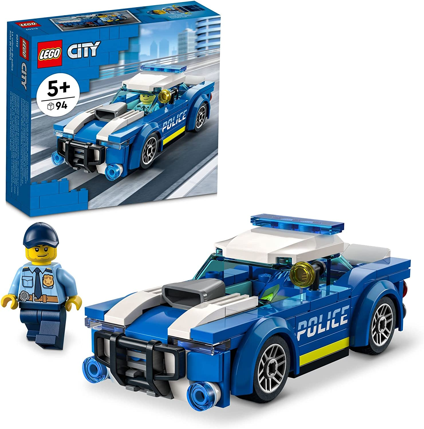 LEGO City Police Car 60312 Building Toy Set