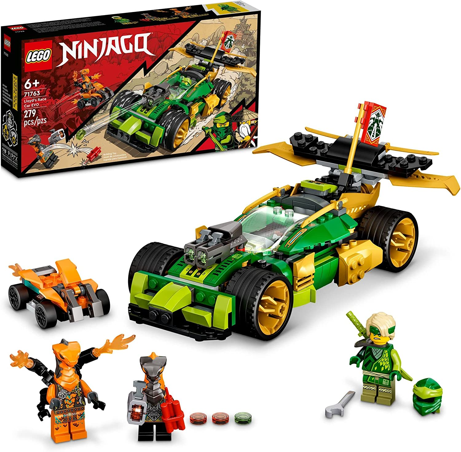 LEGO Ninjago Lloyd’s Race Car EVO 71763 Building Toy