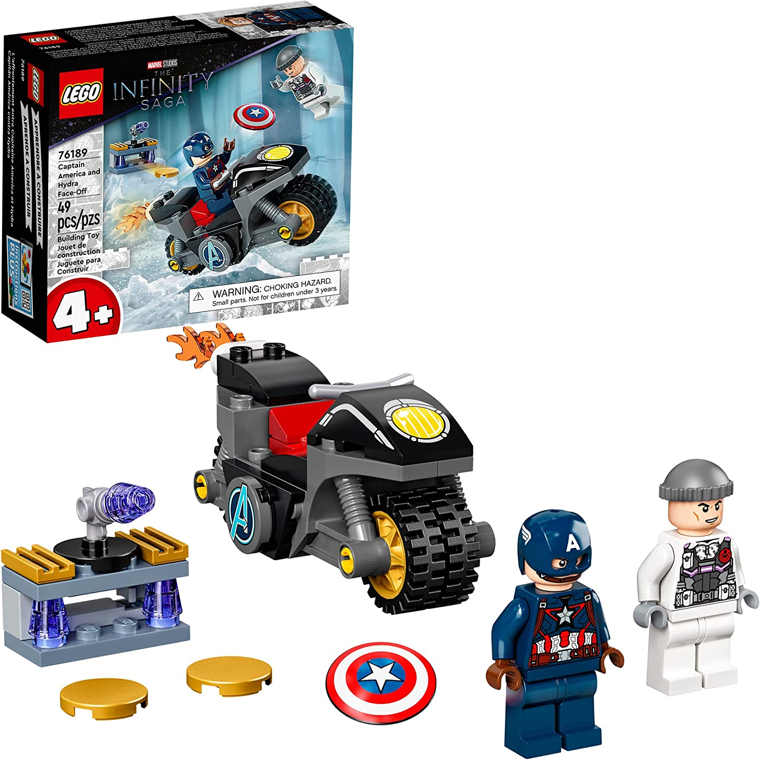 LEGO Marvel Captain America and Hydra Face-Off 76189 Collectible Building Kit