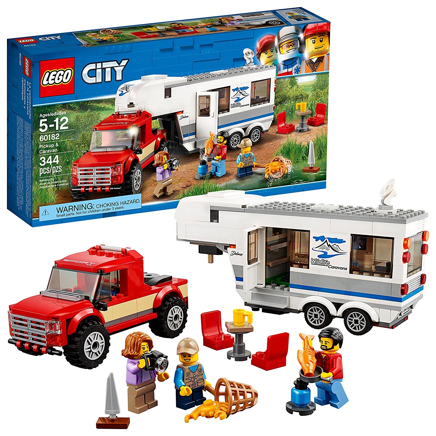 LEGO City Pickup & Caravan 60182