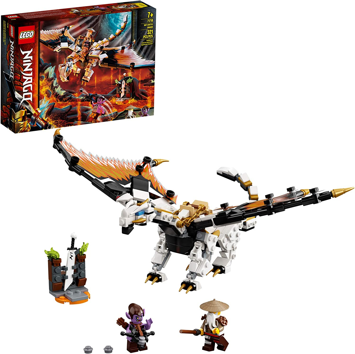 LEGO NINJAGO Wu’s Battle Dragon 71718 (321 pieces)