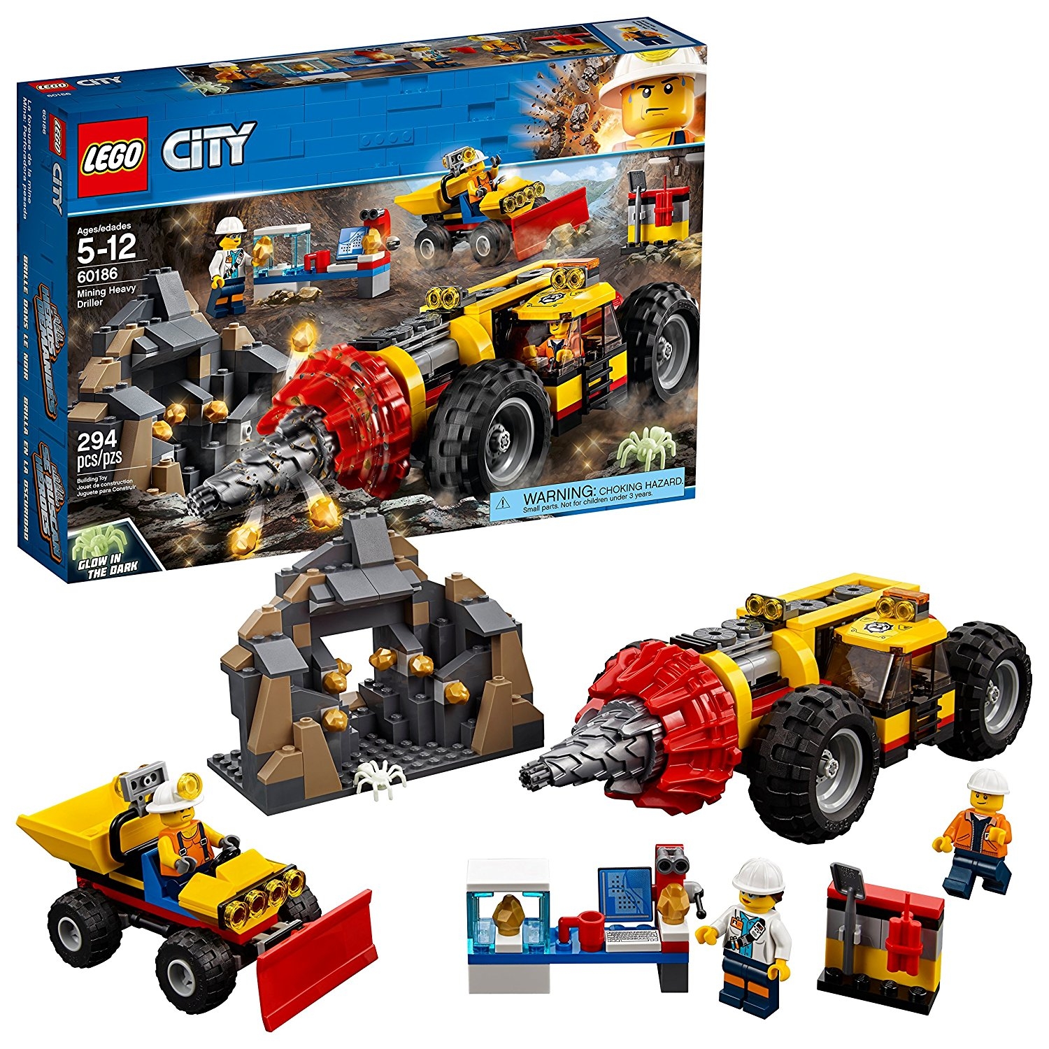 LEGO City Mining Heavy Driller 60186
