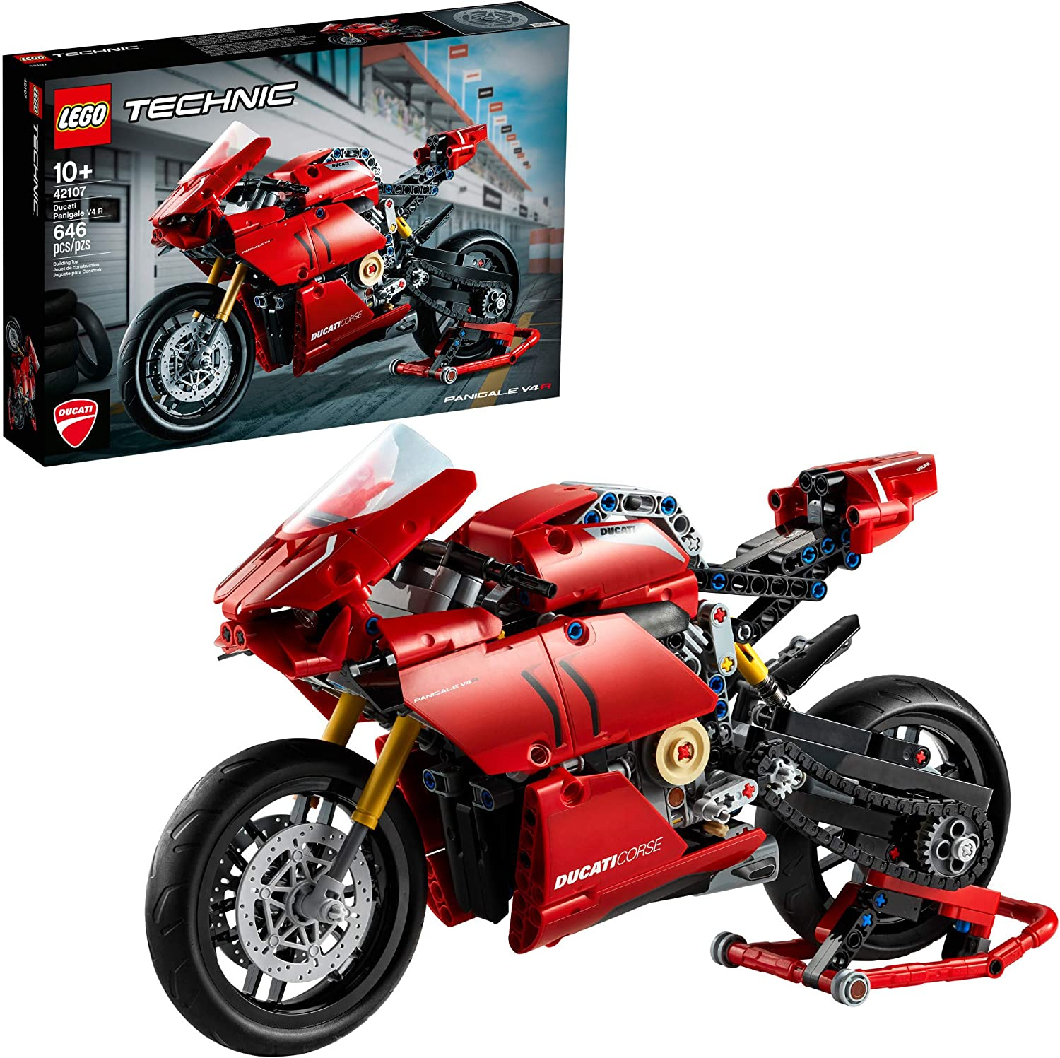 LEGO Technic Ducati Panigale V4 R 42107 (646 pieces)