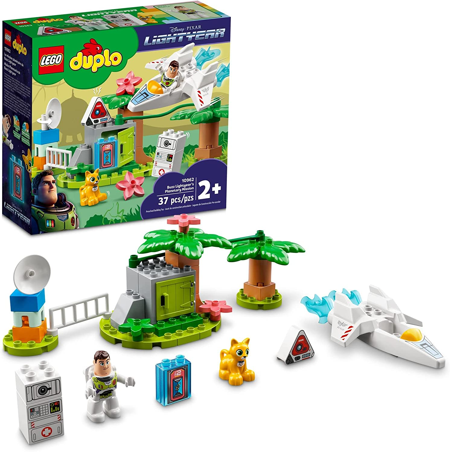 LEGO 10962 DUPLO Disney Buzz Lightyear’s Planetary Mission Building Toy Set for Preschool Kids