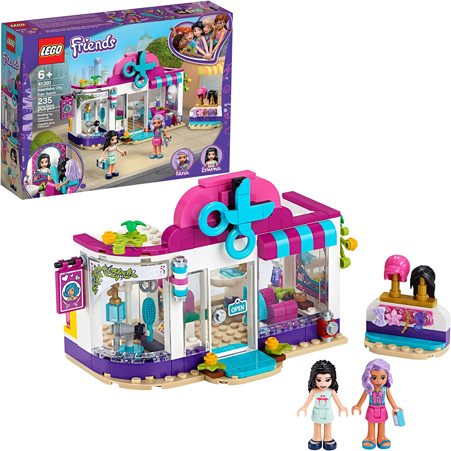 LEGO Friends Heartlake City Hair Salon Fun Toy 41391 (235 pieces)