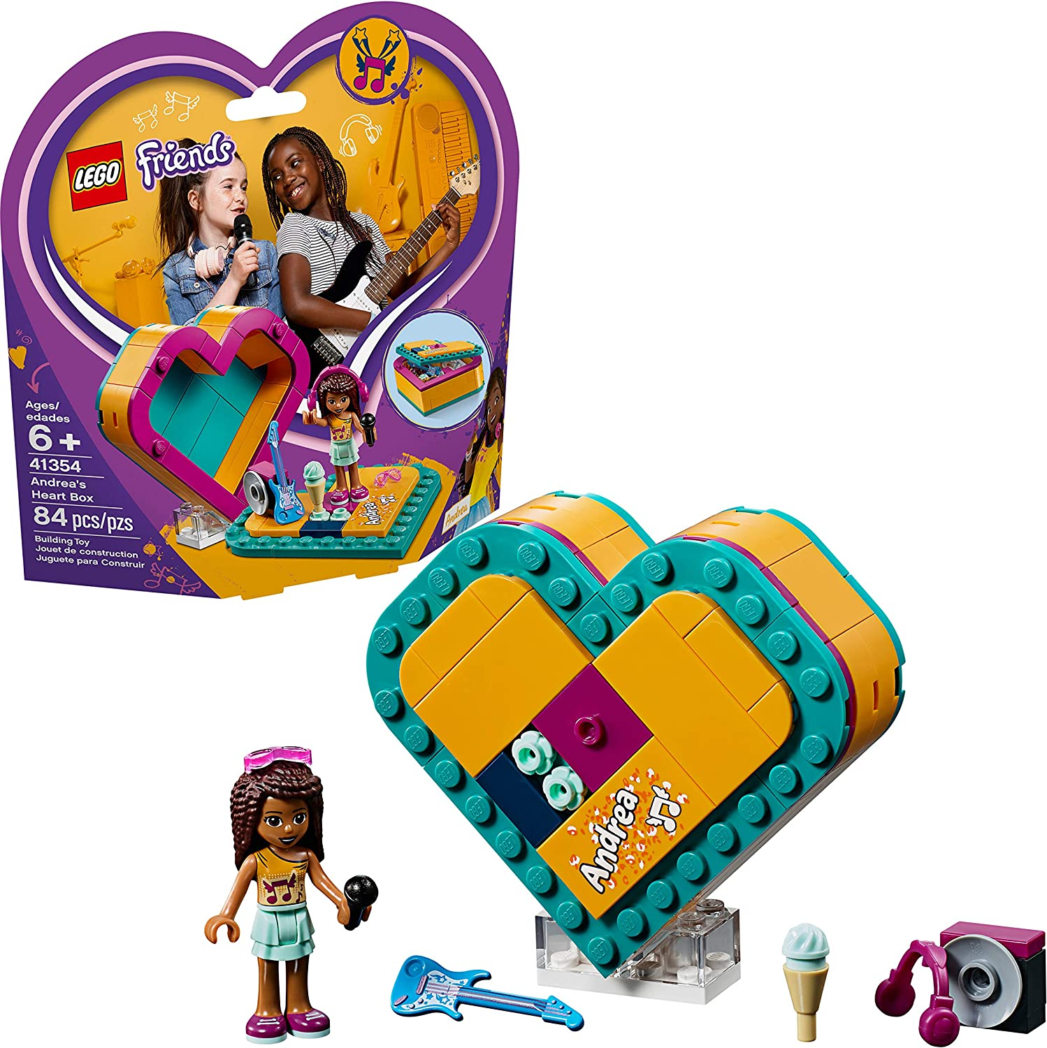 LEGO Friends Andrea’s Heart Box 41354 Building Kit