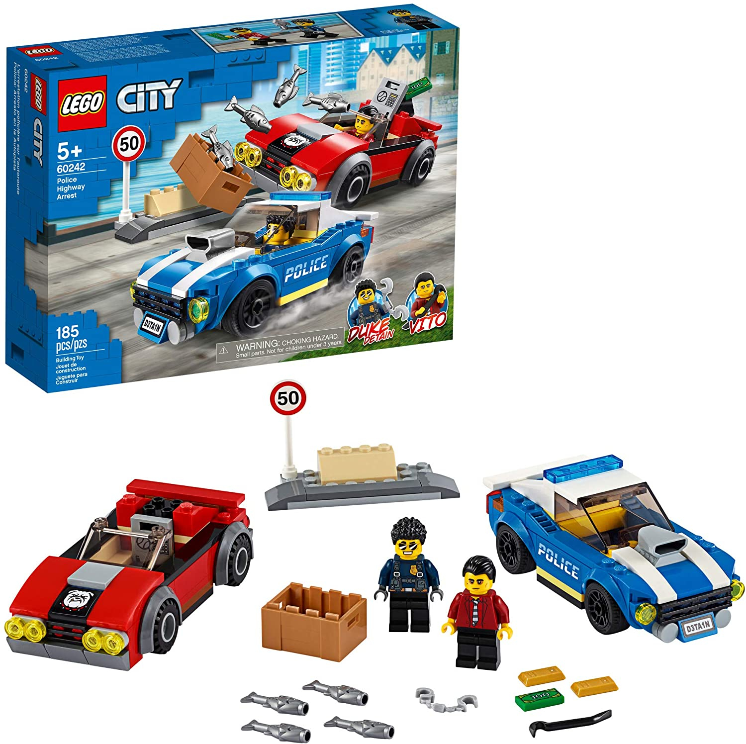 LEGO City Police Highway Arrest 60242 (185 pieces)