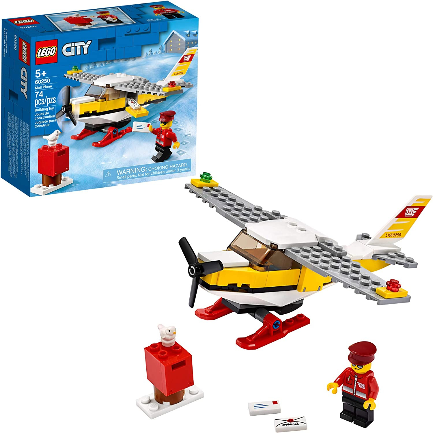 LEGO City Mail Plane 60250 (74 pieces)