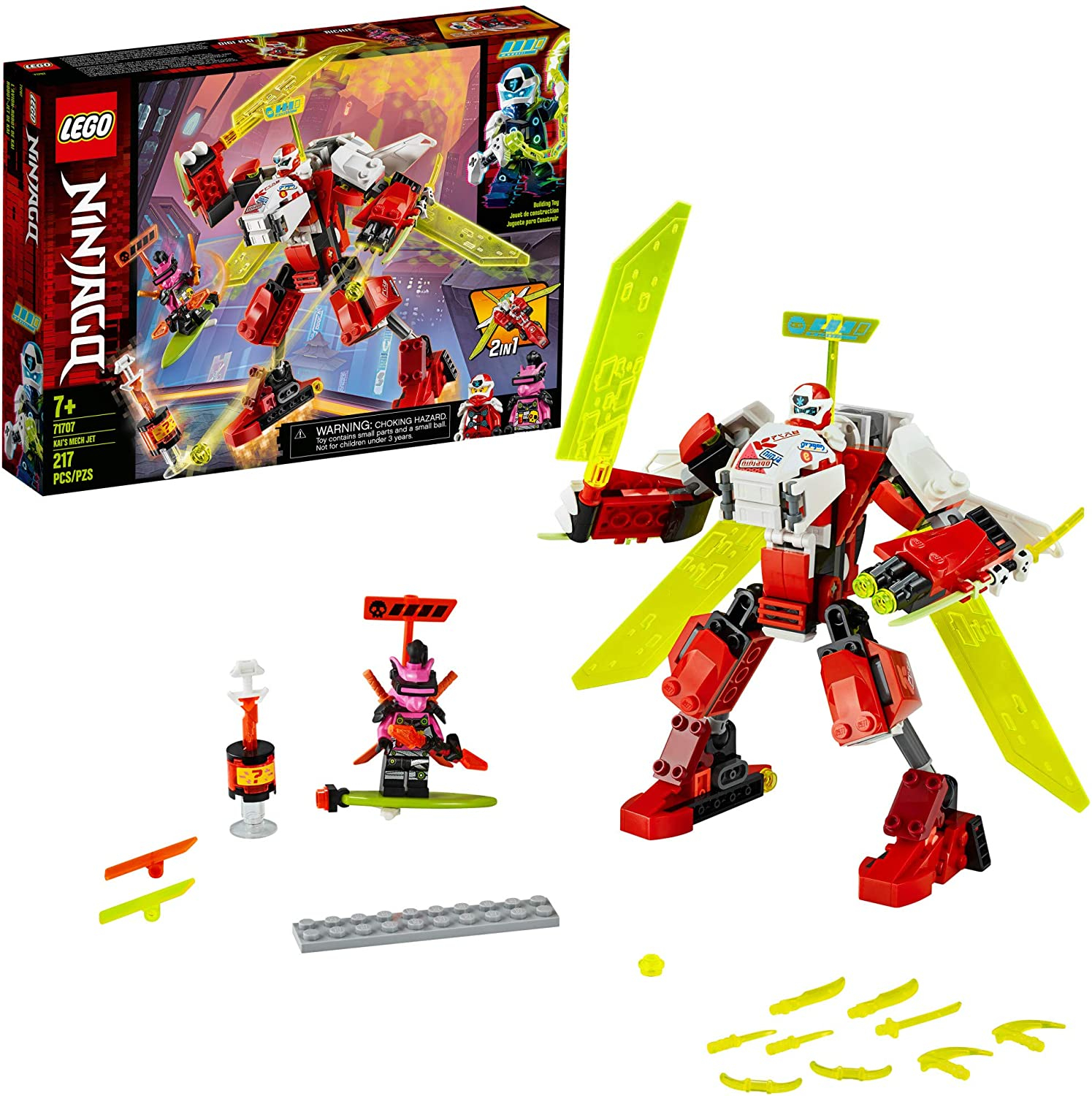 LEGO NINJAGO Kai’s Mech Jet 71707 (217 pieces)