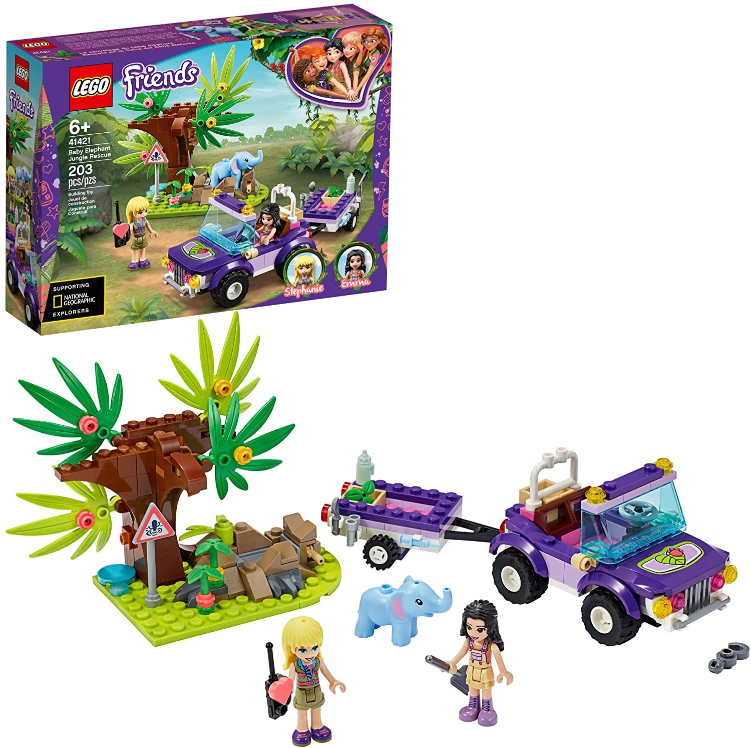 LEGO Friends Baby Elephant Jungle Rescue 41421 (203 pieces)