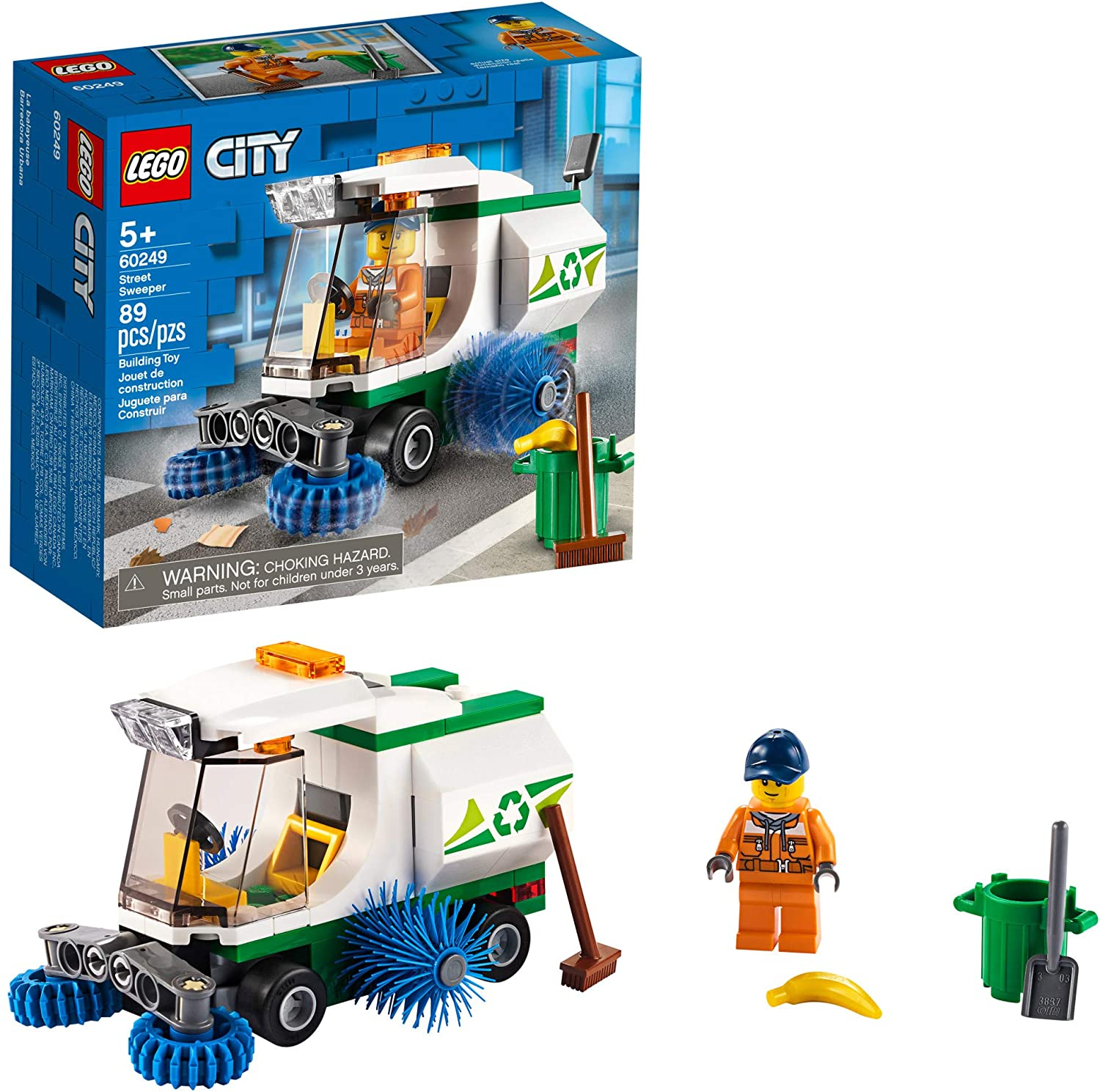 LEGO City Street Sweeper 60249 (89 pieces)
