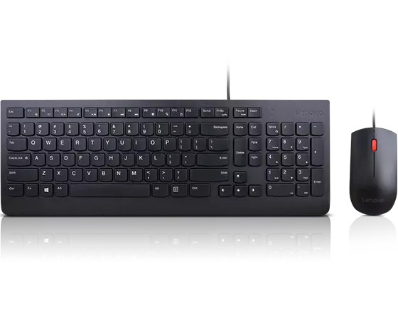 Lenovo KM102 Wired Keyboard and Mouse combo