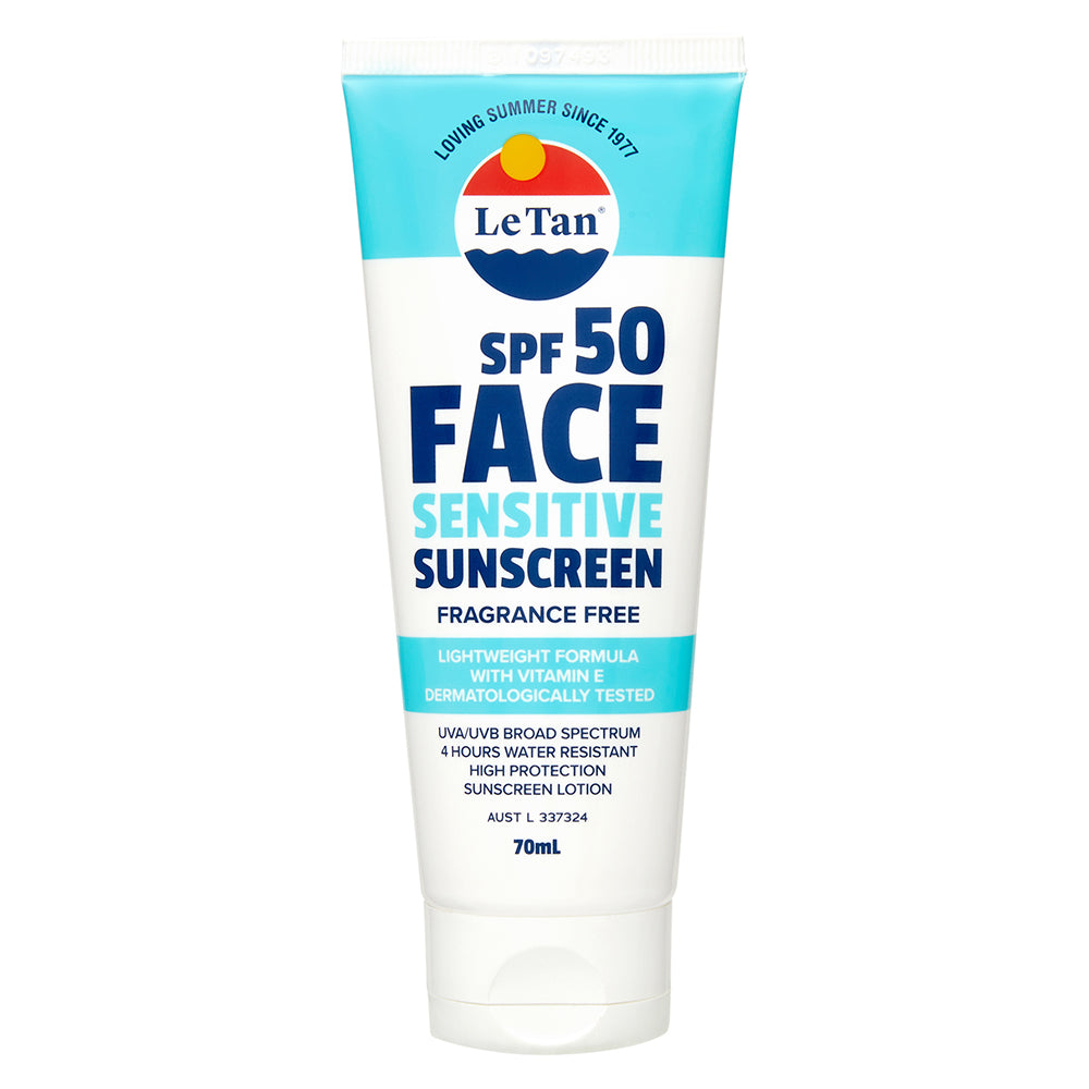 Le Tan Sensitive Face Sunscreen SPF 50 70ml